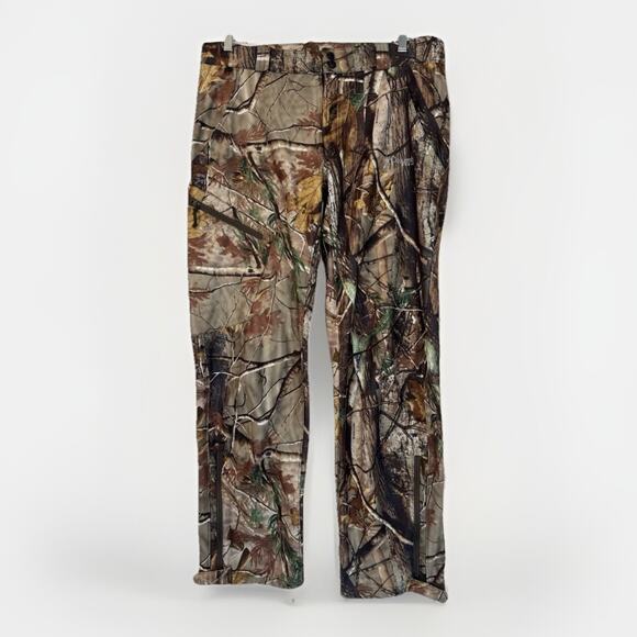Columbia Pants Mens L Reg. Brown PHG Realtree Xtra Camo Pants Hunting Zip Leg - Picture 1 of 9